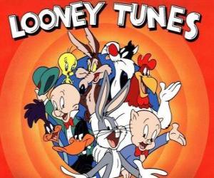 yapboz Looney Tunes ana karakterleri